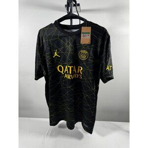 PSG Jordan Neymar Jr #10 Jersey Black Yellow 2022 Adidas Qatar CD0699-100 XL BNW
